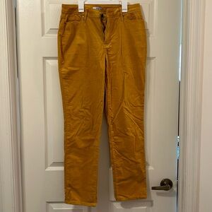 Gold Corduroys Size 10